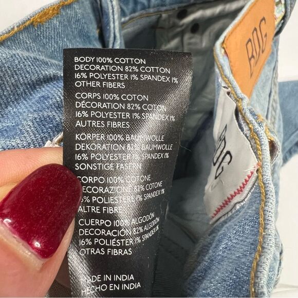 NWT BDG Multicolor Patchwork Flare Jeans - Picture 5 of 7